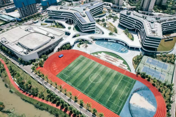 南京金地未来学校三叶草校园俯瞰图.jpg