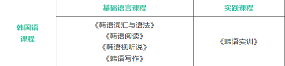 南京传媒学院韩国国际预科项目课程设置